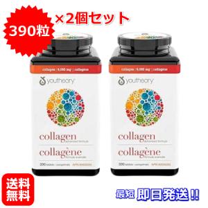 コラーゲン サプリ アドバンス フォーミュラ 390粒 youtheory 日本語