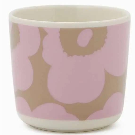 マリメッコ　UNIKKO　COFFEE　CUP　ウニッコ　ラテマグ　２DL　ピンク×ベージュ　単品　...