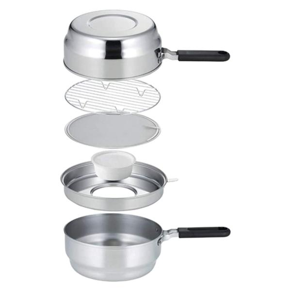 下村企販 天ぷら鍋 オイルポット 兼用 20cm 【日本製】 ガス火・IH対応 これ1つで揚げ物調理...
