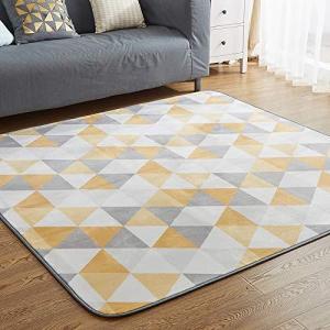 VK Living カーペット ラグ ラグマット 絨毯 135×185cm(約1.5畳) 洗える 滑り止め付 防ダニ 抗菌 防臭 1年中使えるタイプ