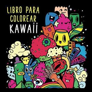 Libro para colorear kawaii: Libro para colorear tipo mandala