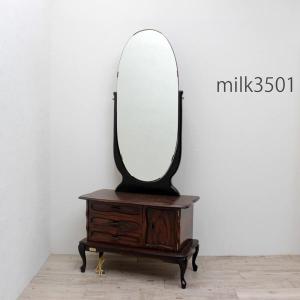 イタリア製 姿見 全身鏡 イーゼル スタンドミラー 中古 : miku