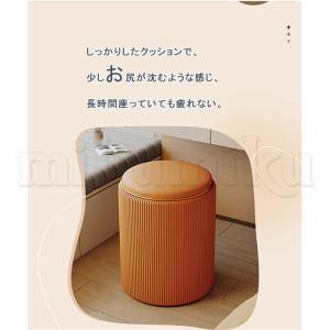収納スツール 無地 背もたれなし イス チェア...の詳細画像4
