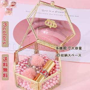 収納缶 ガラス フタ付き レトロ 鳥 ガラスポット 収納ケース 小物