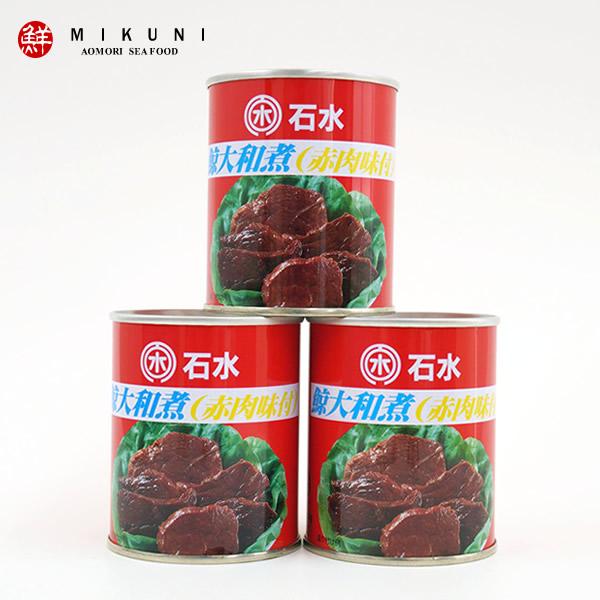鯨大和煮(赤肉味付)：3缶
