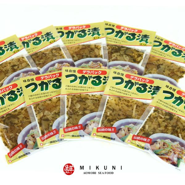 まとめ買いでお買い得！デラパック つがる漬　(150g×10個)