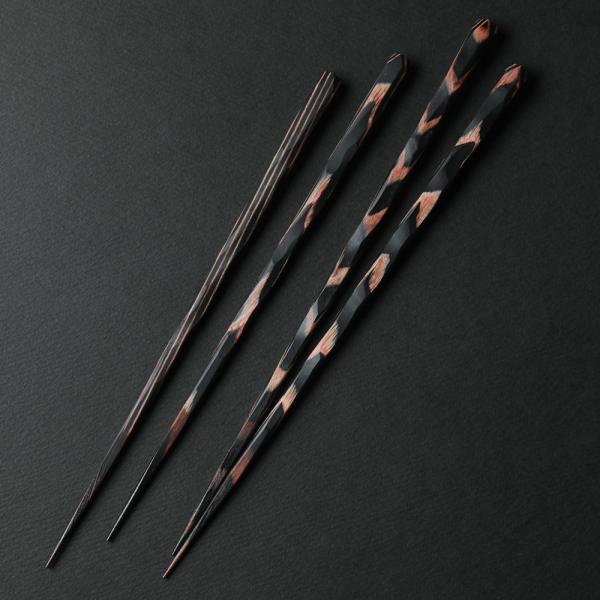 食洗機対応 剛堅箸 墨 23cm 21cm 日本製 強化木