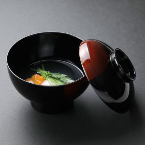 懐石道具 会席道具 四つ椀 坪椀 煮物椀 朱塗 黒網目 5客セット 木製 朱