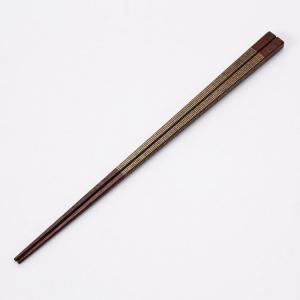真角 金糸巻箸 天然木 24cm(16_17_P2_2)｜mikura