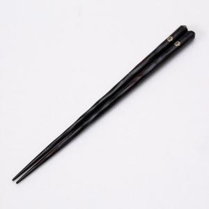 けずり箸 大 黒 天然木 23.5cm(16_17_P3_3) 日本製 木製箸｜mikura