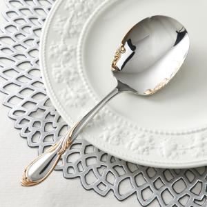 EME Magic サービングスプーン マジック オールステンレス ふちかけ