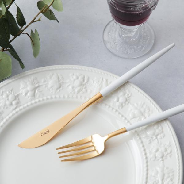 Cutipol クチポール GOA ホワイトゴールド CT-WGO-03GB ディナーナイフ 爆買