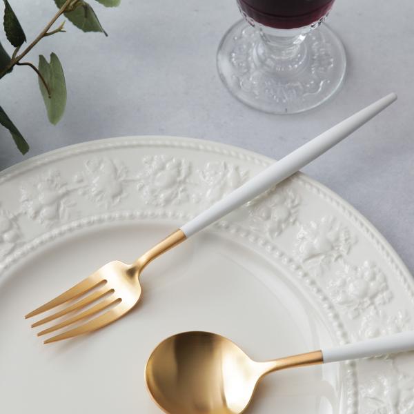 Cutipol クチポール GOA ホワイトゴールド CT-WGO-04GB ディナーフォーク 爆買