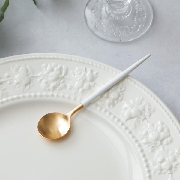 クチポール Cutipol GOA ホワイトゴールド CT-WGO-11GB コーヒースプーン/ティ...