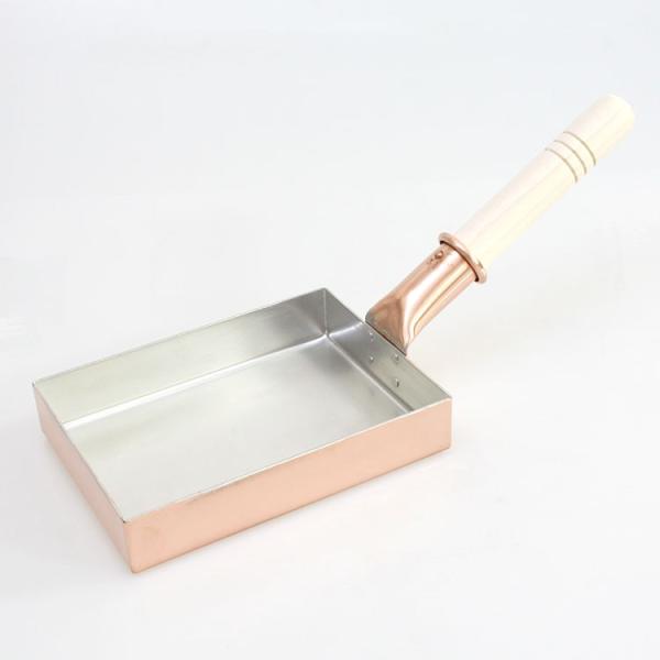 中村銅器製作所 純銅 卵焼き器 玉子焼き器 銅製 12長 125×170mm