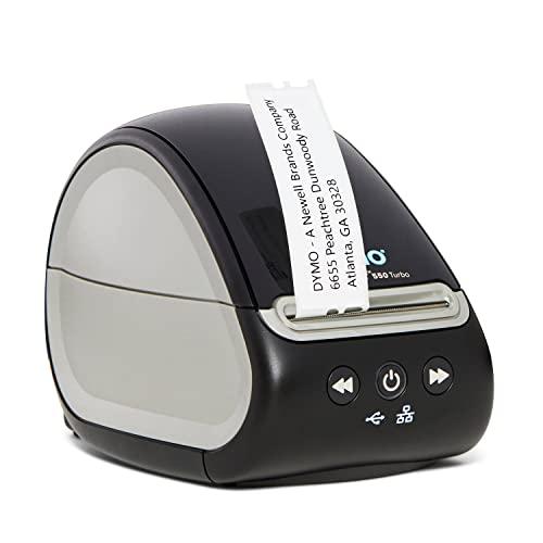 DYMO ダイモ ラベルライター 550 ターボ 感熱式 LAN USB接続 高速プリント インク不...