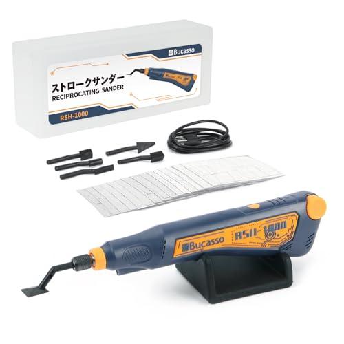 Bucasso ストロークサンダー バッテリー式 LEDライト搭載 無段階調速 最大8000回/分 ...