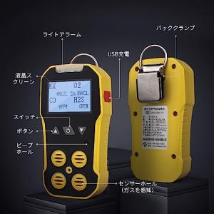 BOSEAN複合ガス測定器 ポータブル 4?i...の詳細画像1