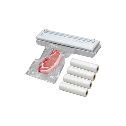 ottostyle.jp 真空パック機 コードレス フードシーラー カッター付 袋4ロール付 汁物対...