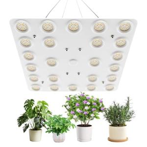 bseah 屋内植物育成ライト 量子灯 フルスペクトルLED植物ライト IP65防水 0-10Vつまみ調光 100W 室内栽培・家庭菜園・室内ガ