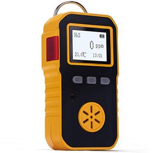 BOSEAN 硫化水素検知器 H2S検知器 高精度 工業用硫化水素センサー 1ppm単位 0-100ppmデジタル表示 酸素濃度測定器 硫化水素