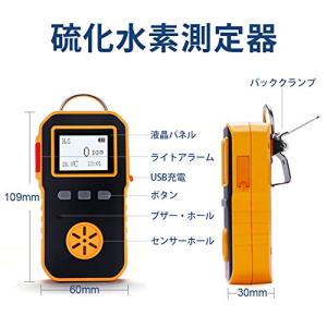 BOSEAN 硫化水素検知器 H2S検知器 高...の詳細画像1