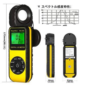デジタル照度計 WapoRich 270度回転...の詳細画像2
