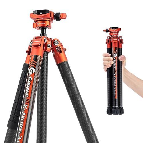Fotopro カーボン三脚 ５段調節 カメラ 三脚 152CM 0.81kg 軽量 旅行 三脚 カ...