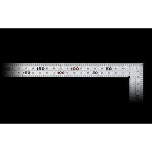 シンワ 曲尺 厚手広巾 シルバー 50cm 表...の詳細画像2