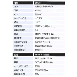 マイゾックス <MJ-300> 自動整準レーザ...の詳細画像3