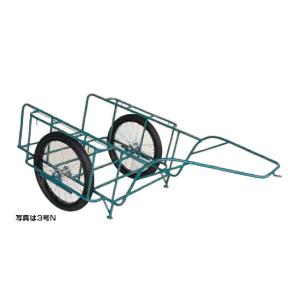 スチール製 リヤカー 3型 エアータイヤ 全長 W1140×D2200mm×H730mm