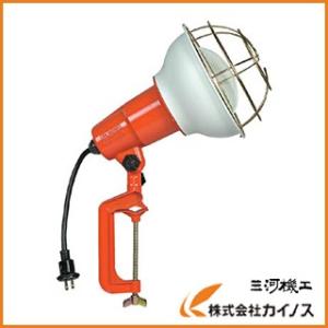 ハタヤ 防雨型 作業灯 白熱灯 リフレクターランプ 300W 100V 電線0.3m バイス付 RE-300｜mikwa-kiko