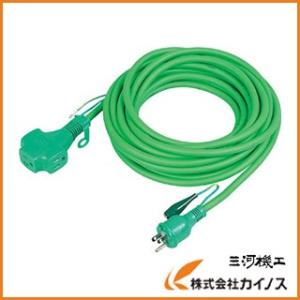 ハタヤ HATAYA マルチタップ延長コード 三相 200V 接地付 20A 1m