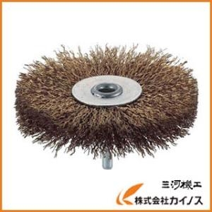 TRUSCO 軸付ホイールブラシ φ100X軸6...の商品画像