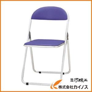 TRUSCO中山 TRUSCO 折りたたみパイプ椅子 ウレタンレザーシート貼り