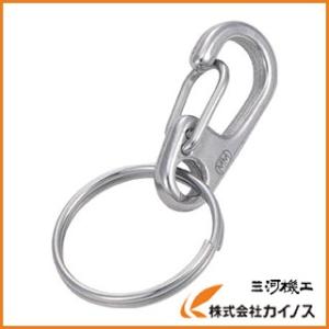 TRUSCO ミニクリップ 二重リング付き ステンレス製 ＃1 2個入 TMPW-1
