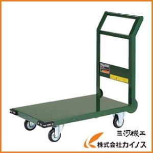 TRUSCO 鋼鉄製運搬車 800X450 Φ100プレス車 緑 SH-3N GN