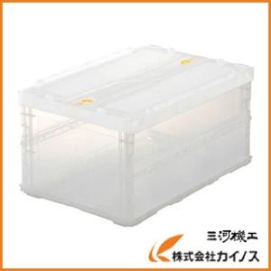 TRUSCO 薄型折りたたみコンテナスケル 40L 透明 TSK-O40B TM
