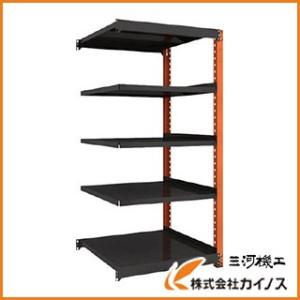 TRUSCO TM3型中量棚 900X921X1800 5段 連結 黒 TM3-6395B BK