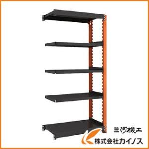 TRUSCO TM3型中量棚 900X471X1800 5段 連結 黒 TM3-6355B BK
