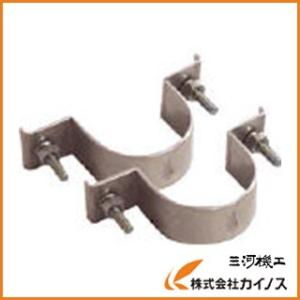 ユニット 標識取付バンド平リブ用2ケ組 アルミ 60.5Ф用 395-52