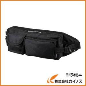TRUSCO ウエストポーチワイド ブラック TC-WPW-BK