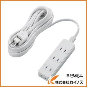 エレコム ほこりシャッター付き電源タップ T-ST02-22450WH