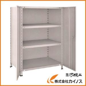 TRUSCO中山 TRUSCO 軽量棚両開扉付 875X383XH1200 天地4段 43V-T24 NG