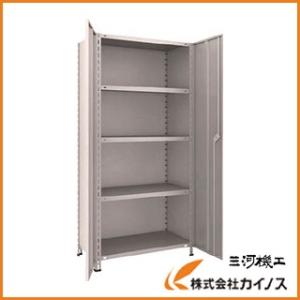 棚 TRUSCO中山 TRUSCO 軽量棚両開扉付 875X383XH1200 天地4段 43V-T24 NG