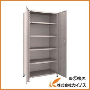TRUSCO中山 TRUSCO 軽量棚両開扉付 875X383XH1200 天地4段 43V-T24 NG