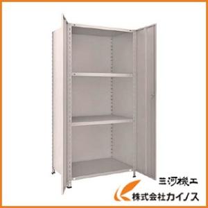 TRUSCO中山 TRUSCO 軽量棚両開扉付 875X383XH1200 天地4段 43V-T24 NG