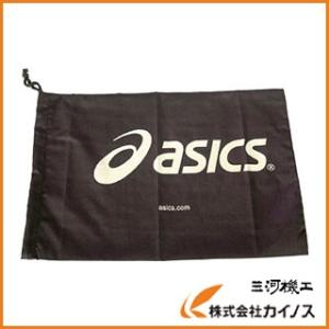 アシックス シューバッグ（M） ブラック（28×40cm） TZS986.90-F｜mikwa-kiko