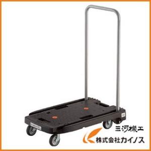 トラスコ中山 TRUSCO 樹脂台車 こまわり君 省音G車輪 600X390 ブラック MP-603...