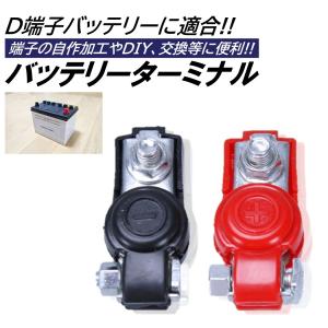 メール便】ディーゼル車用 バッテリーターミナル ＋-セット (D端子用